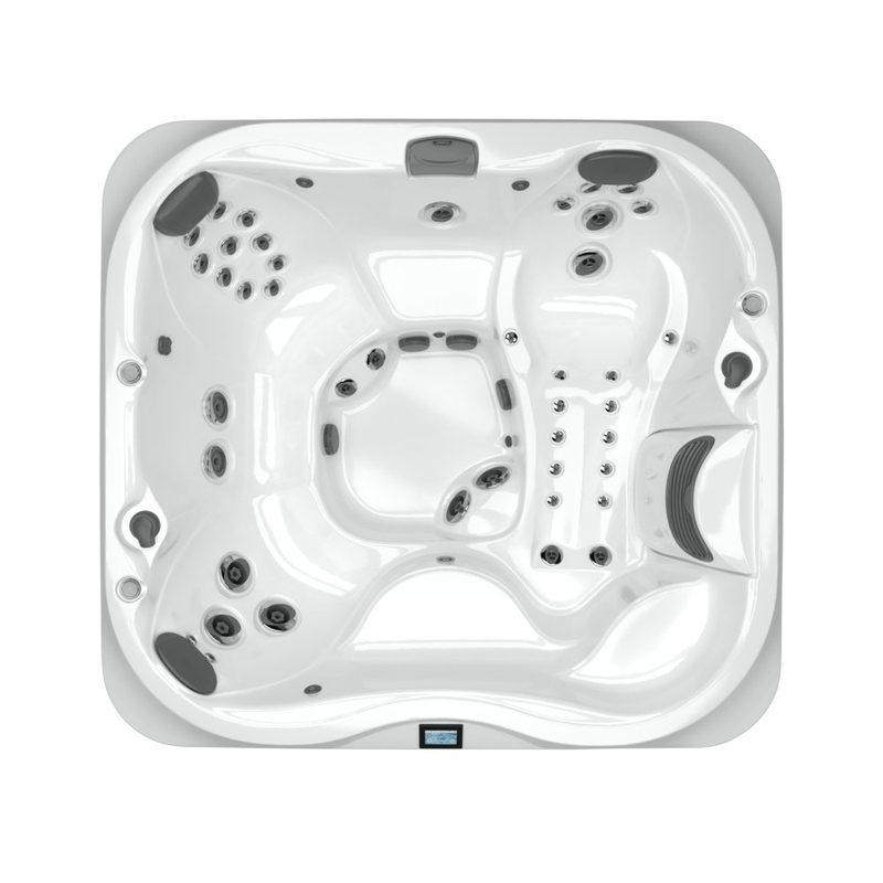 [ZE84SUNDM] Jacuzzi® J-355™ Hot Tub – Brushed Gray Cabinet