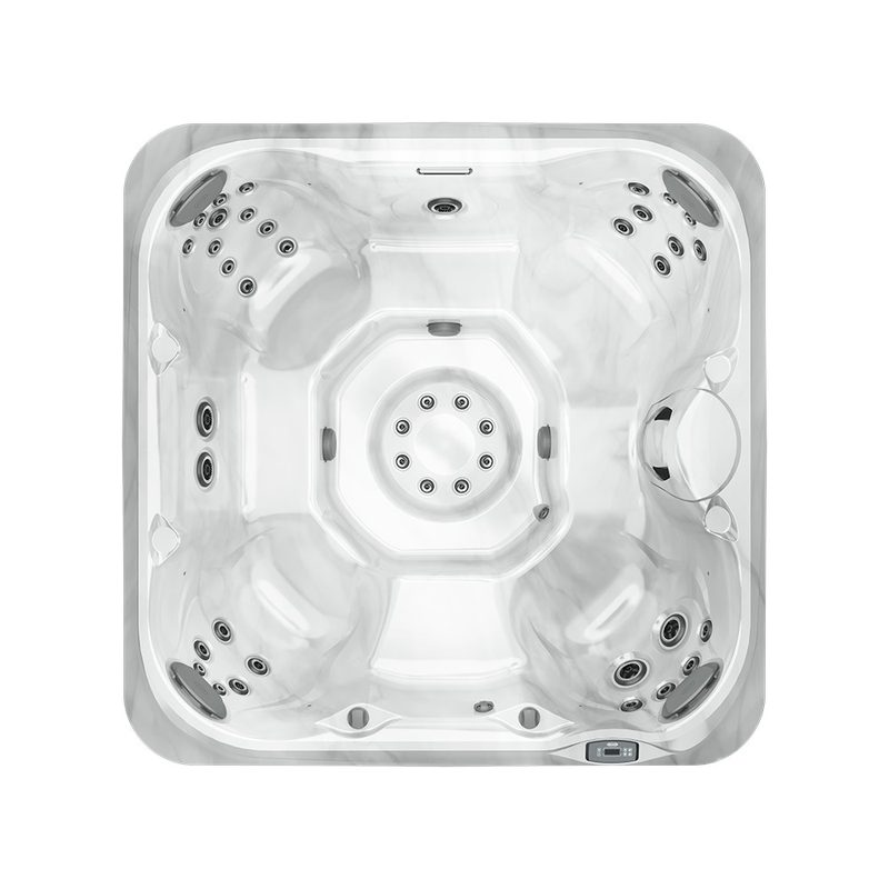 [Z684ZHNDM] Jacuzzi® J-285™ Hot Tub – Horizon Gray Cabinet